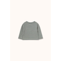 Tiny Cottons Stormy Blue Stripes Rib Baby Jacket
