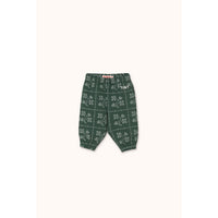Tiny Cottons Ink Blue Dots Flowers Baby Sweatpants