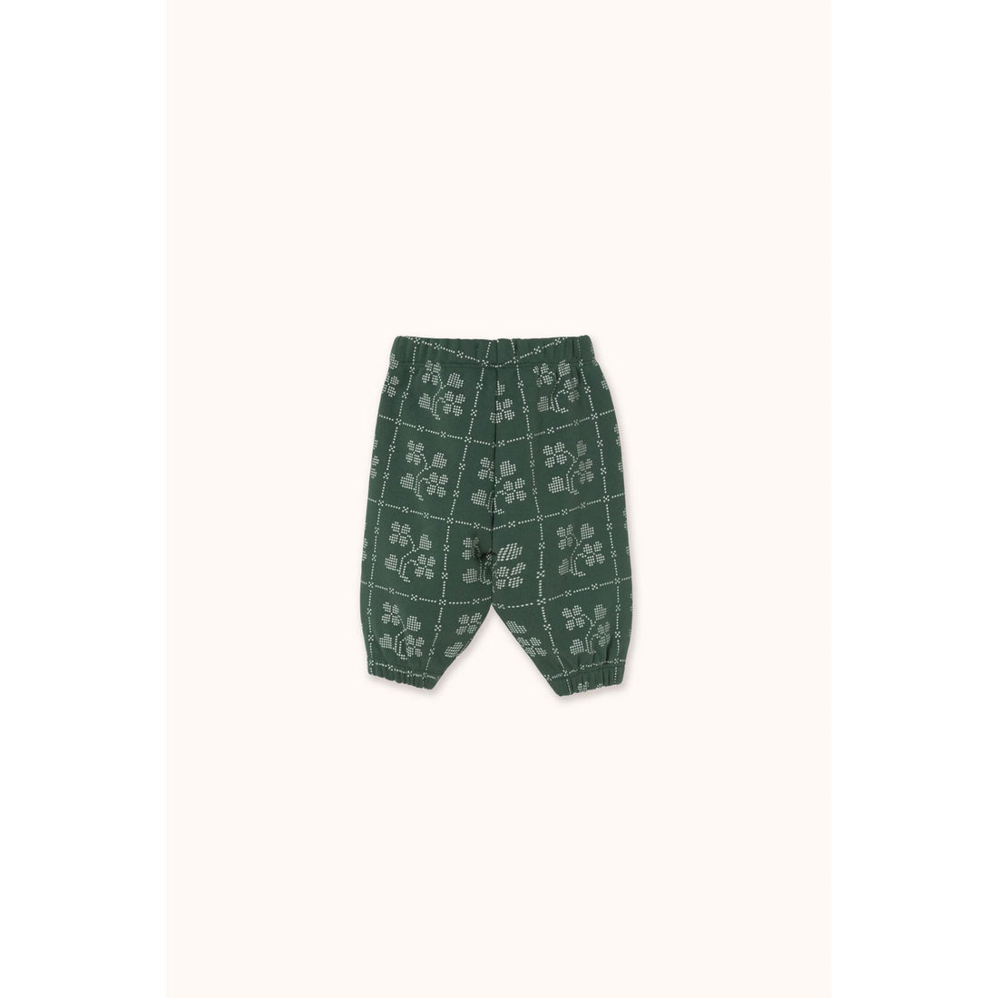 Tiny Cottons Ink Blue Dots Flowers Baby Sweatpants