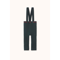 Tiny Cottons Dark Green Solid Baby Footless Tights