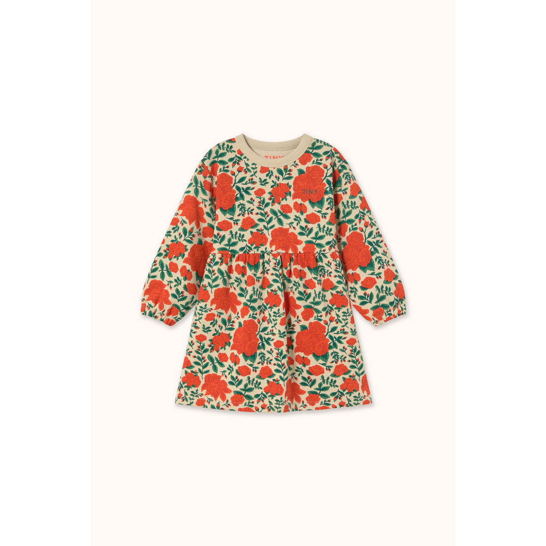 Tiny Cottons Dark Vanilla Roses Dress
