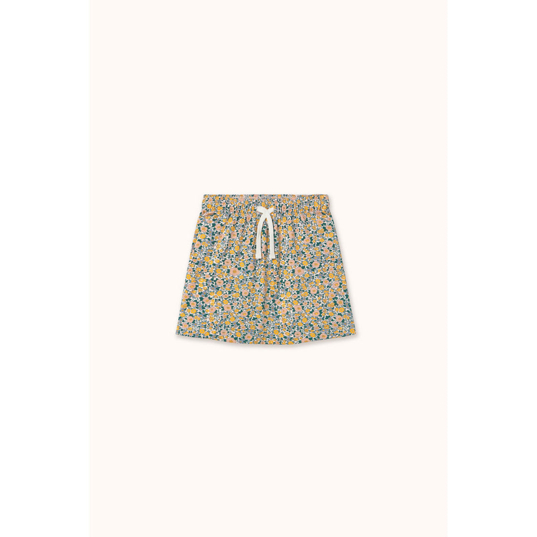 Tiny Cottons Pastel Pink Flower Pattern Skirt