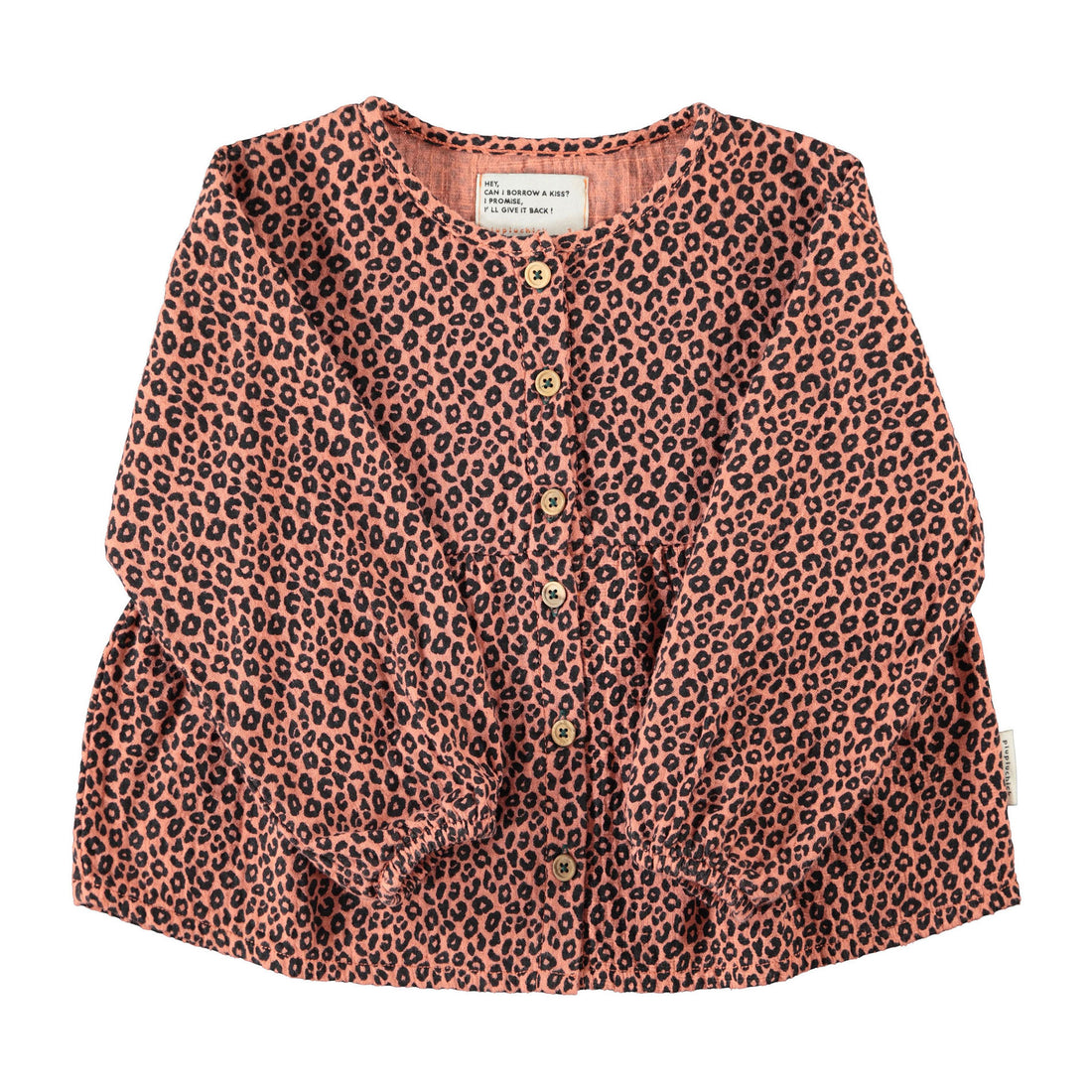 Piupiuchick Pink Animal Print Blouse