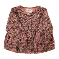 Piupiuchick Pink Animal Print Blouse