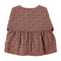 Piupiuchick Pink Animal Print Blouse