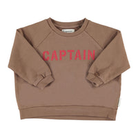 Piupiuchick Brown "Captain" Print Sweatshirt