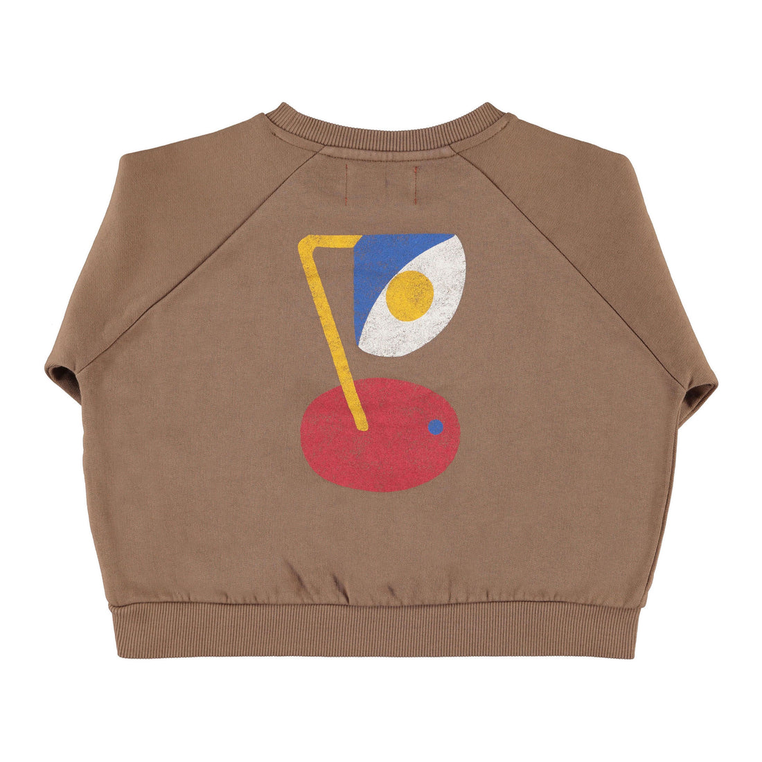 Piupiuchick Brown "Piupiuchick" Print Sweatshirt