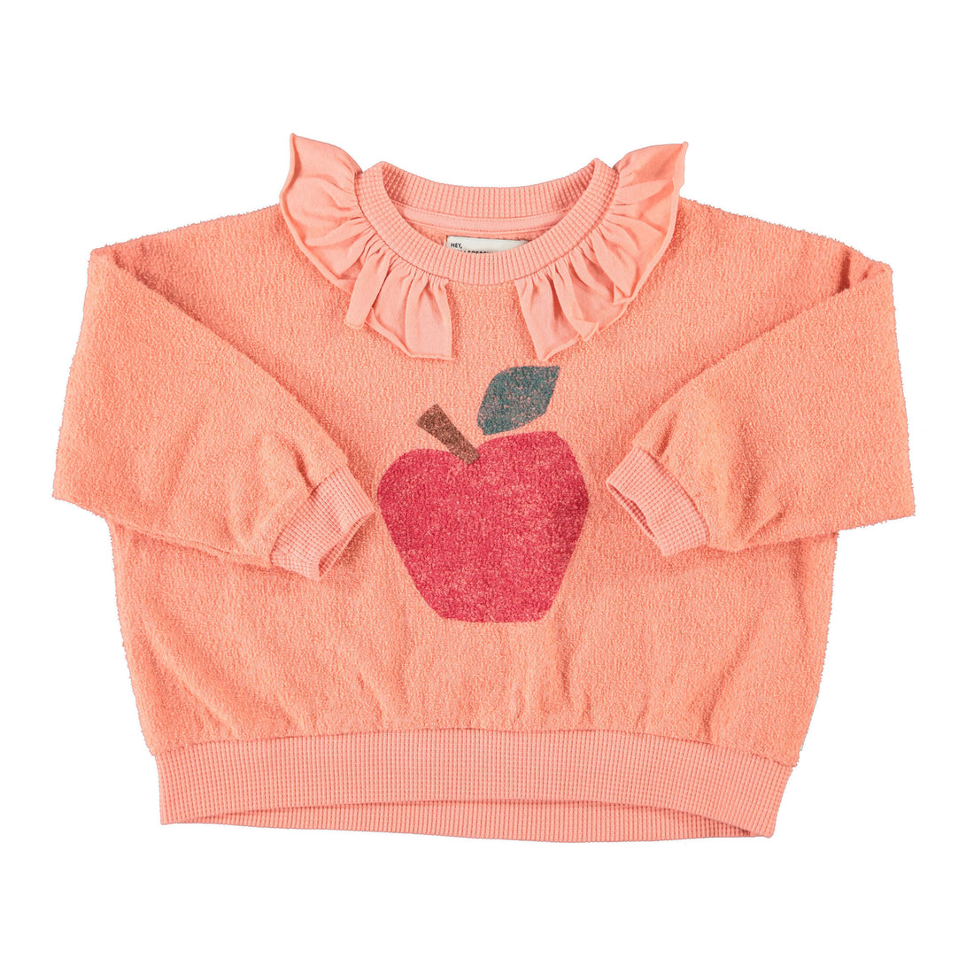 Piupiuchick Pink Apple Print Sweatshirt