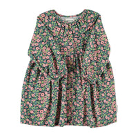 Piupiuchick Green Multicolor Flower Short Dress