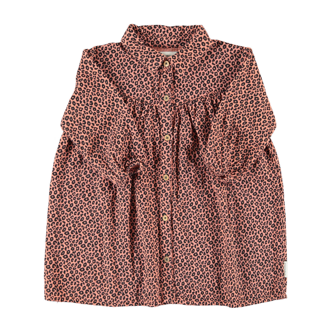 Piupiuchick Pink Animal Print Short Dress
