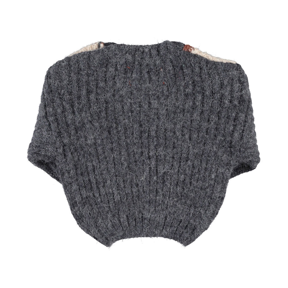 Piupiuchick Dark Grey Multicolor Geometric Sweater