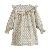 Cera Una Volta Cream Sage Emma Dress