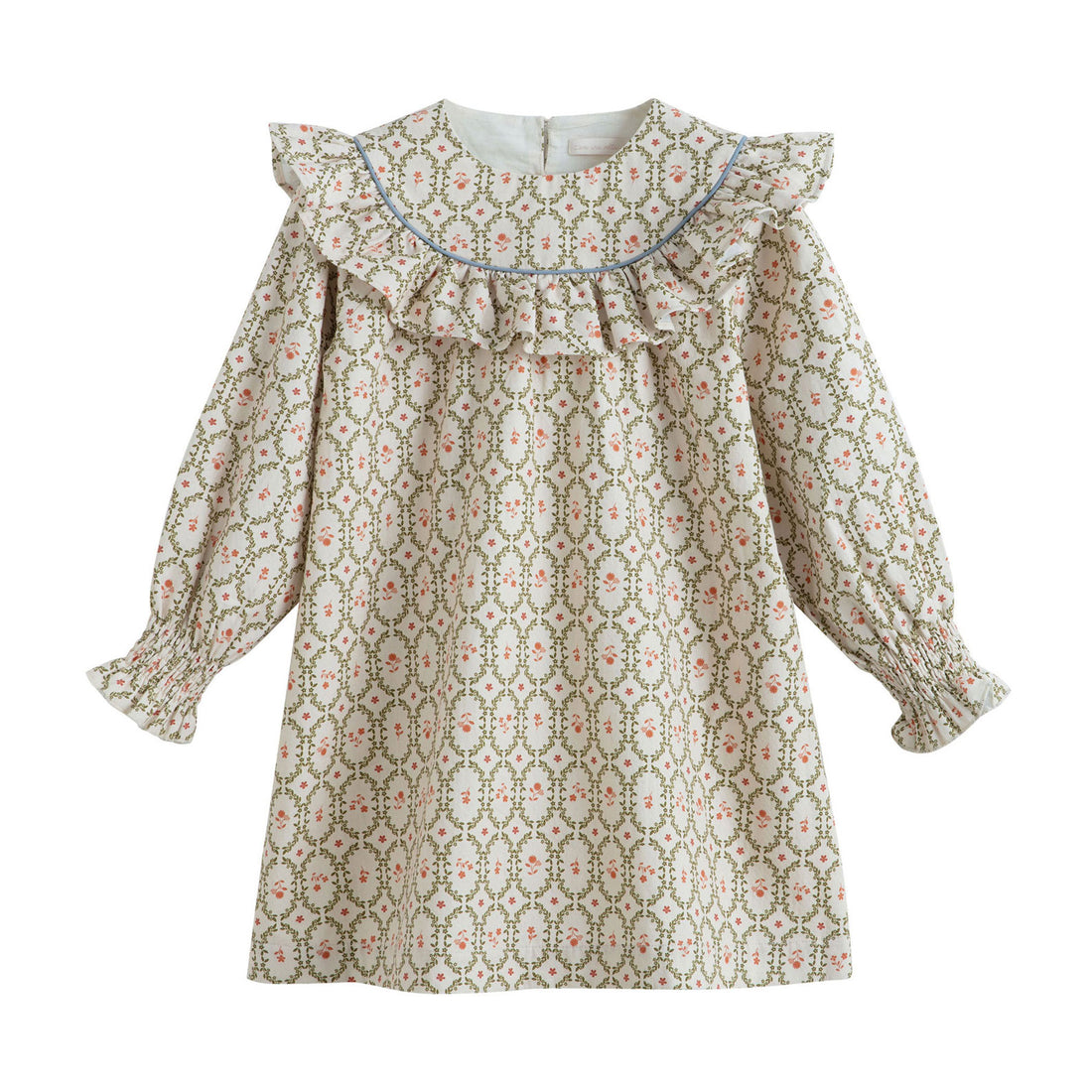Cera Una Volta Cream Sage Emma Dress