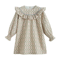 Cera Una Volta Cream Sage Emma Dress