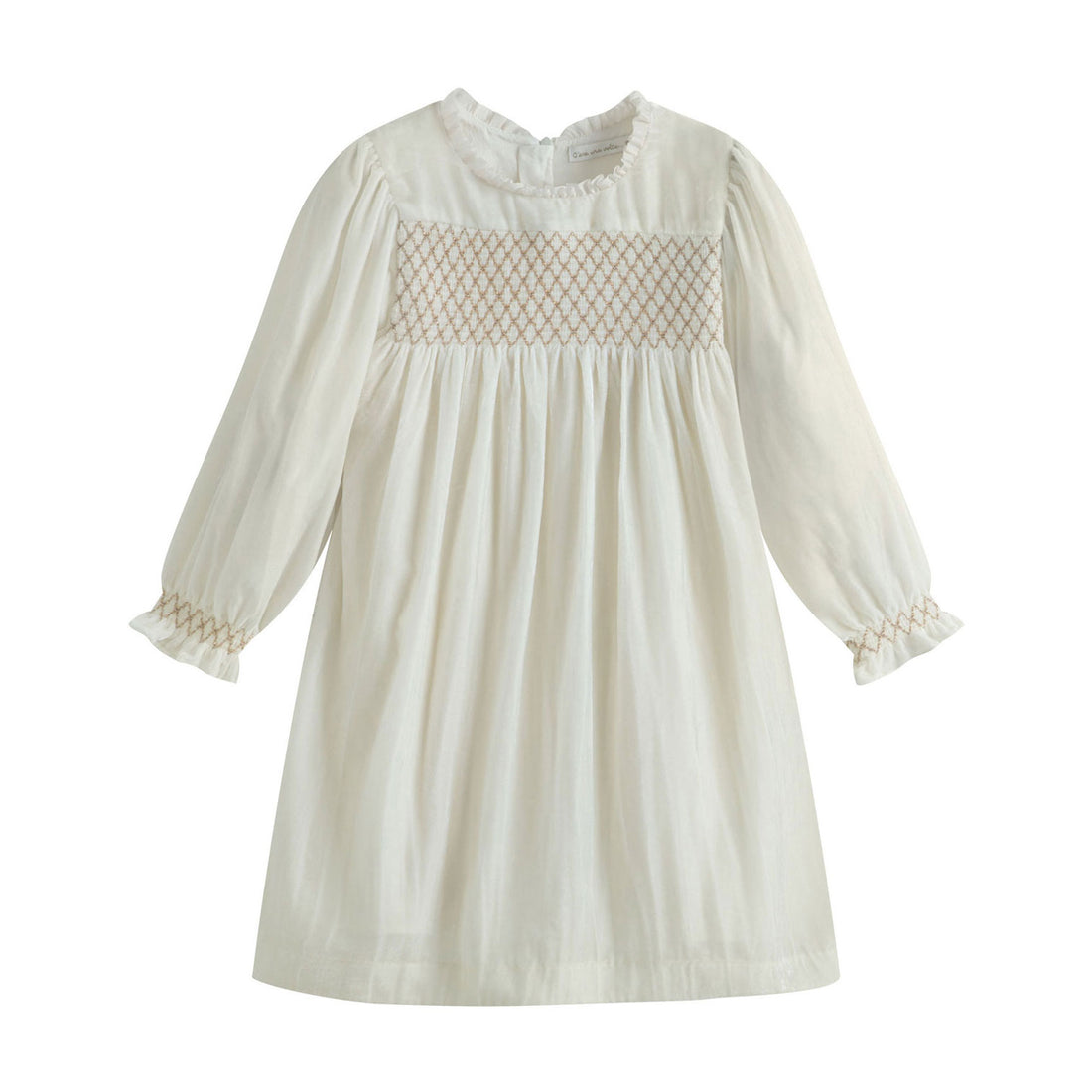 Cera Una Volta Cream Silvia Dress