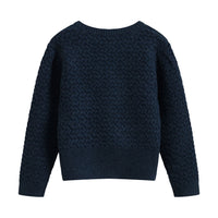 Cera Una Volta Navy Blue Stefania Pullover