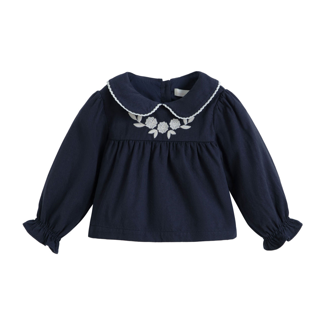 Cera Una Volta Navy Blue Fiona Baby Blouse