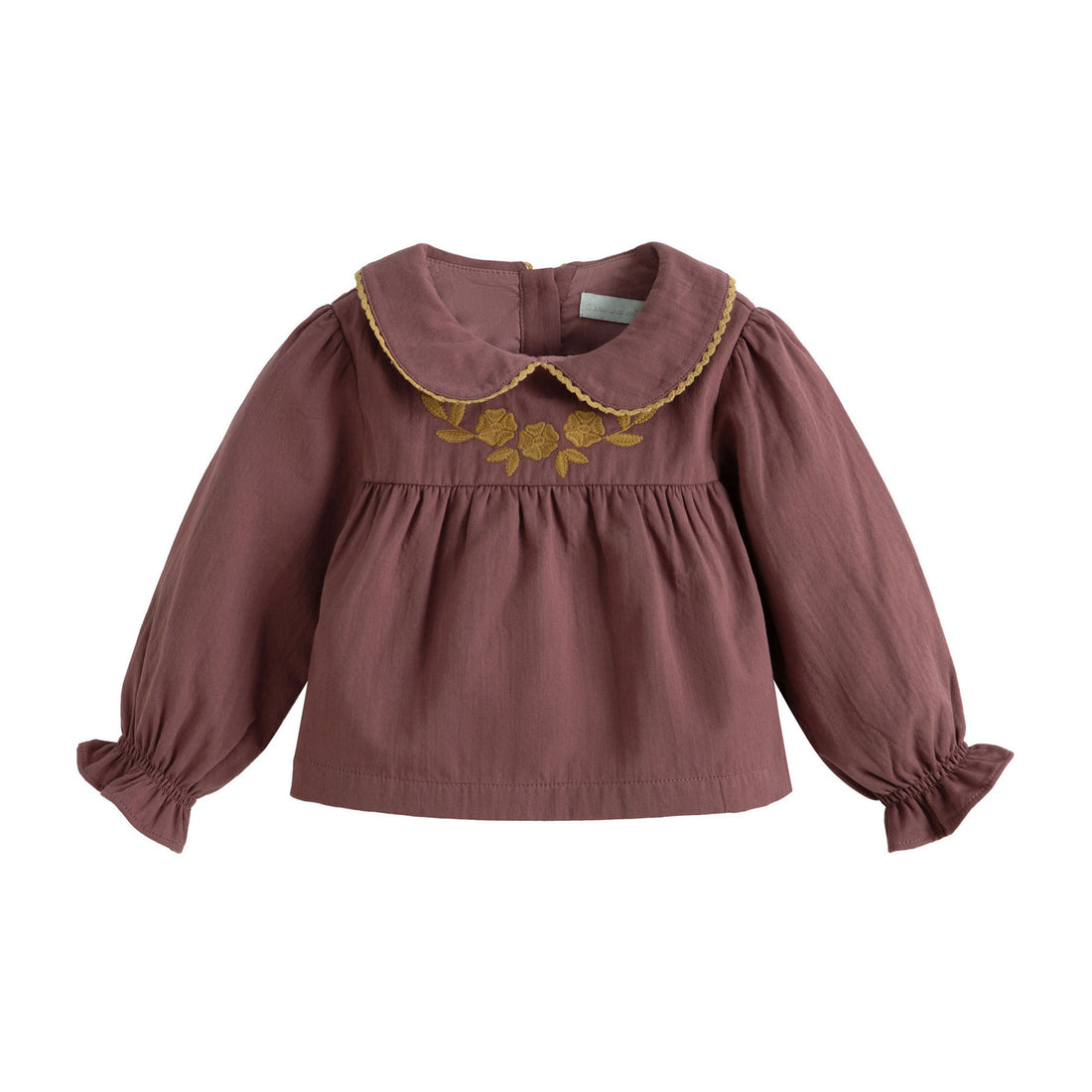 Cera Una Volta Plum Fiona Baby Blouse
