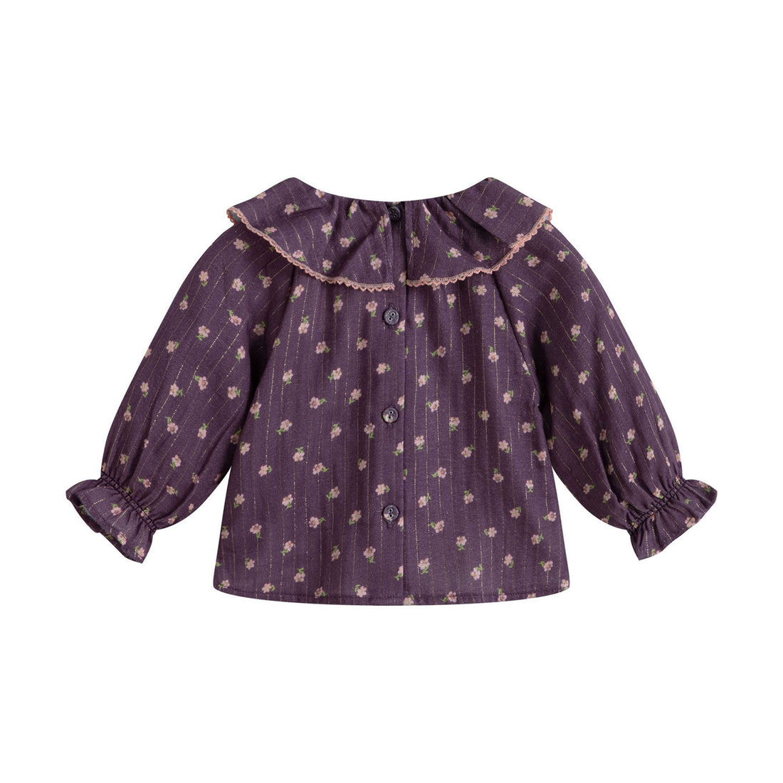 Cera Una Volta Purple Lilly Baby Blouse