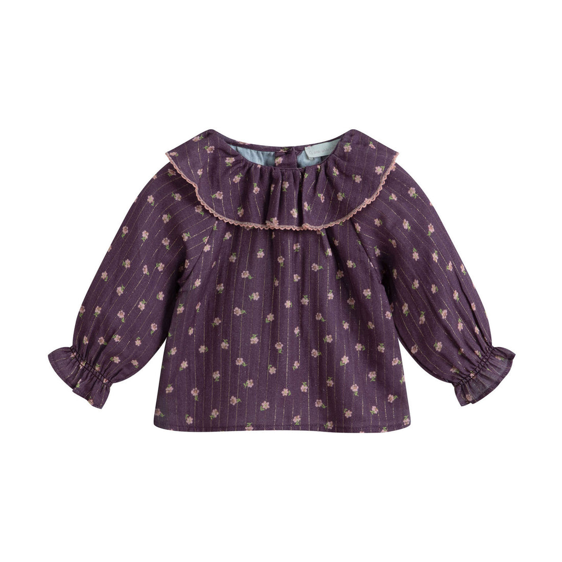 Cera Una Volta Purple Lilly Baby Blouse