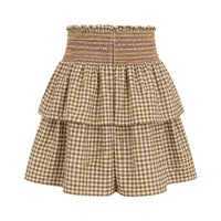 Cera Una Volta Green Check Akiko Skirt
