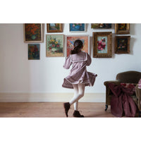 Little Cotton Clothes Sugarplum Check Rosalind Wrap Dress