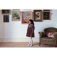 Little Cotton Clothes Sugarplum Velvet Ruby Dress