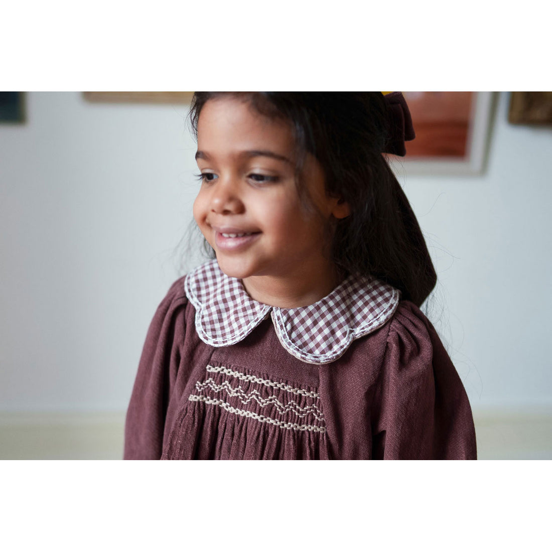 Little Cotton Clothes Sugarplum Velvet Ruby Dress