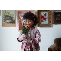 Little Cotton Clothes Sugarplum Check Elsie Jacket