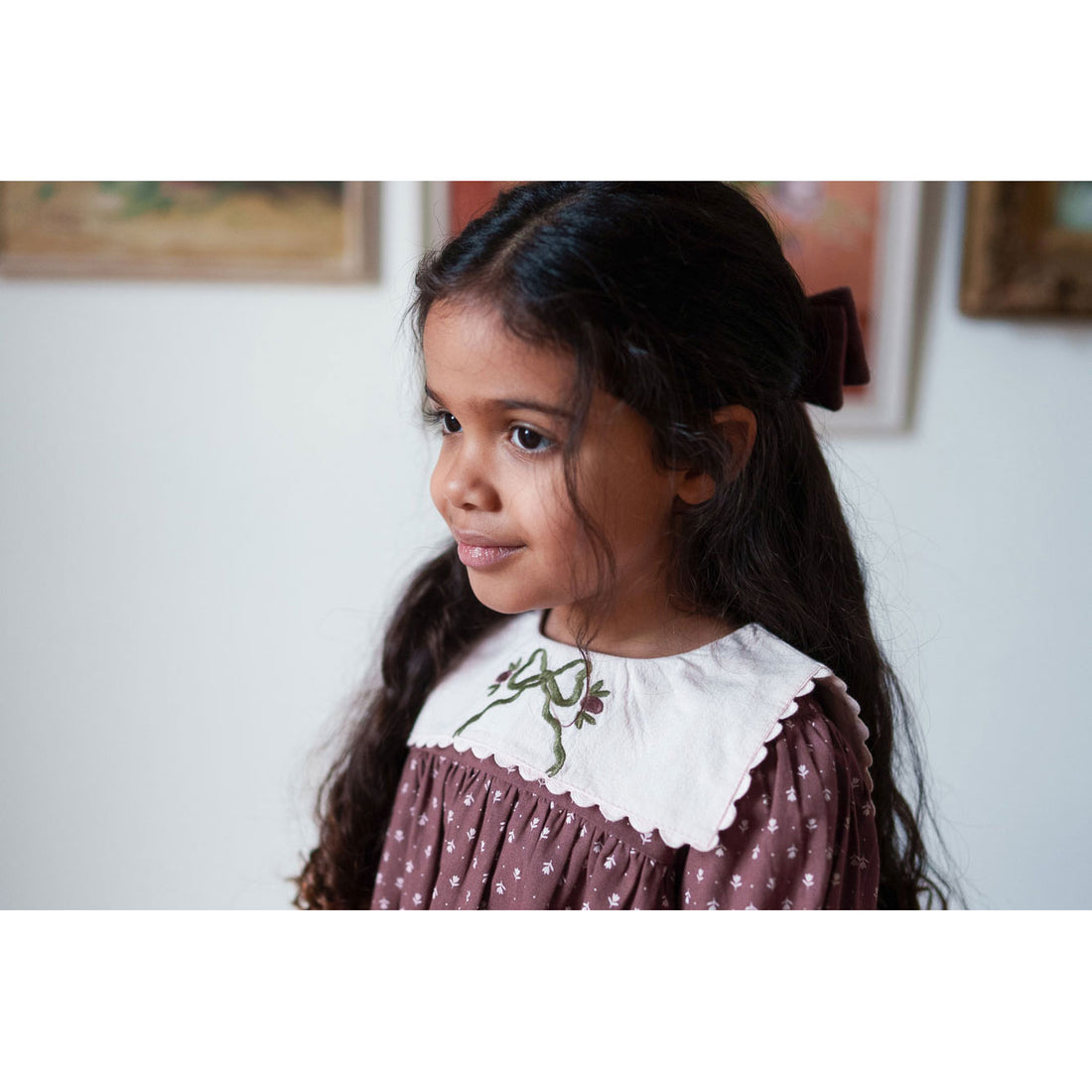 Little Cotton Clothes Sugarplum Floral Vera Dress