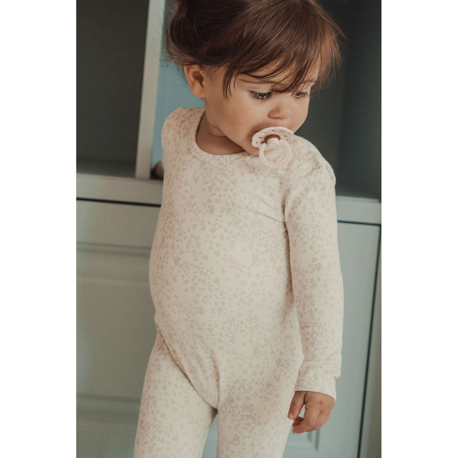 Lovely Littles The Printed Romper + Bonnet- Flutter