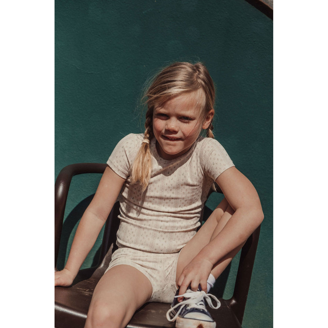 Lovely Littles The Printed Short Sleeve Tee - Lux Pink
