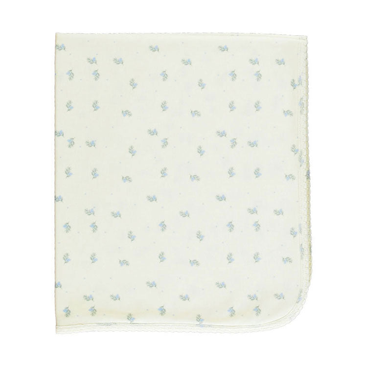 Bebe Organic Blue Branch Aaron Blanket