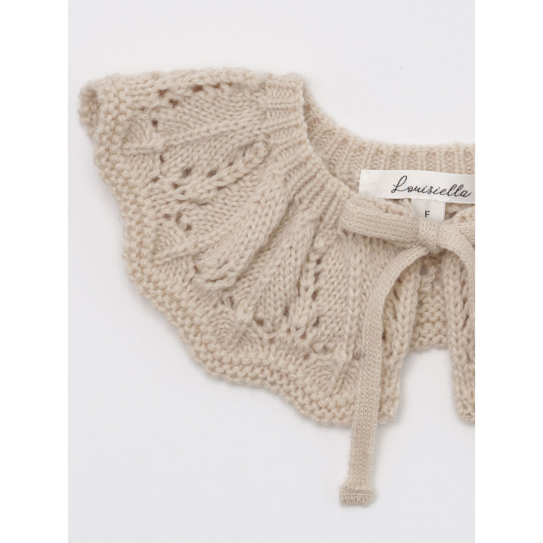 Louisiella Beige Libre Knit Collar
