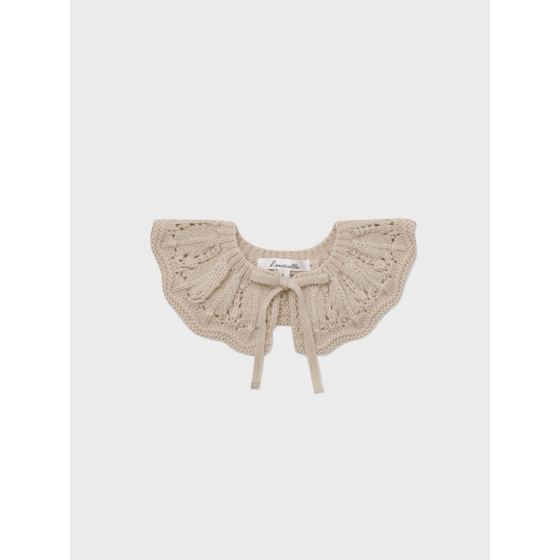 Louisiella Beige Libre Knit Collar