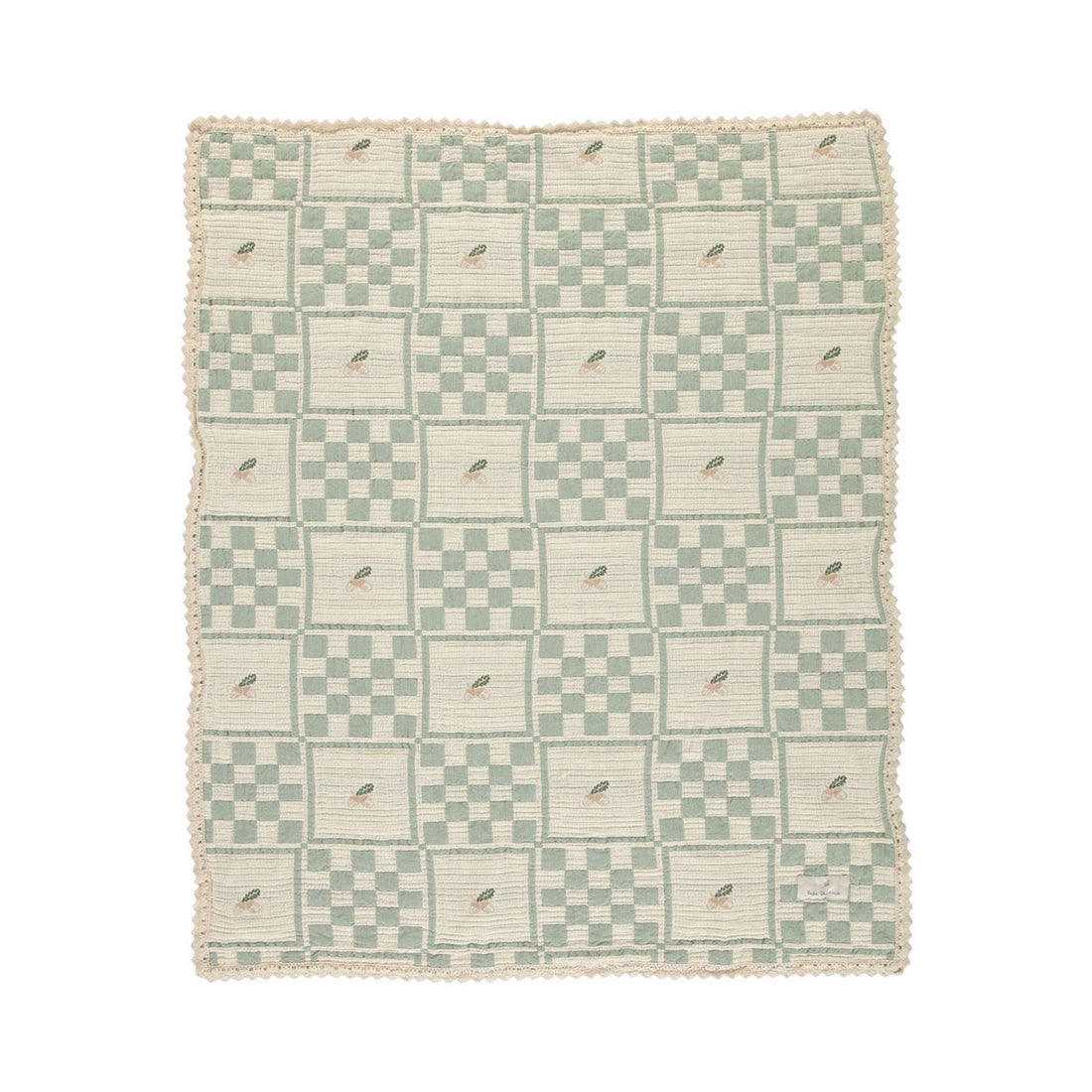 Bebe Organic Acorn Patchwork Blanket