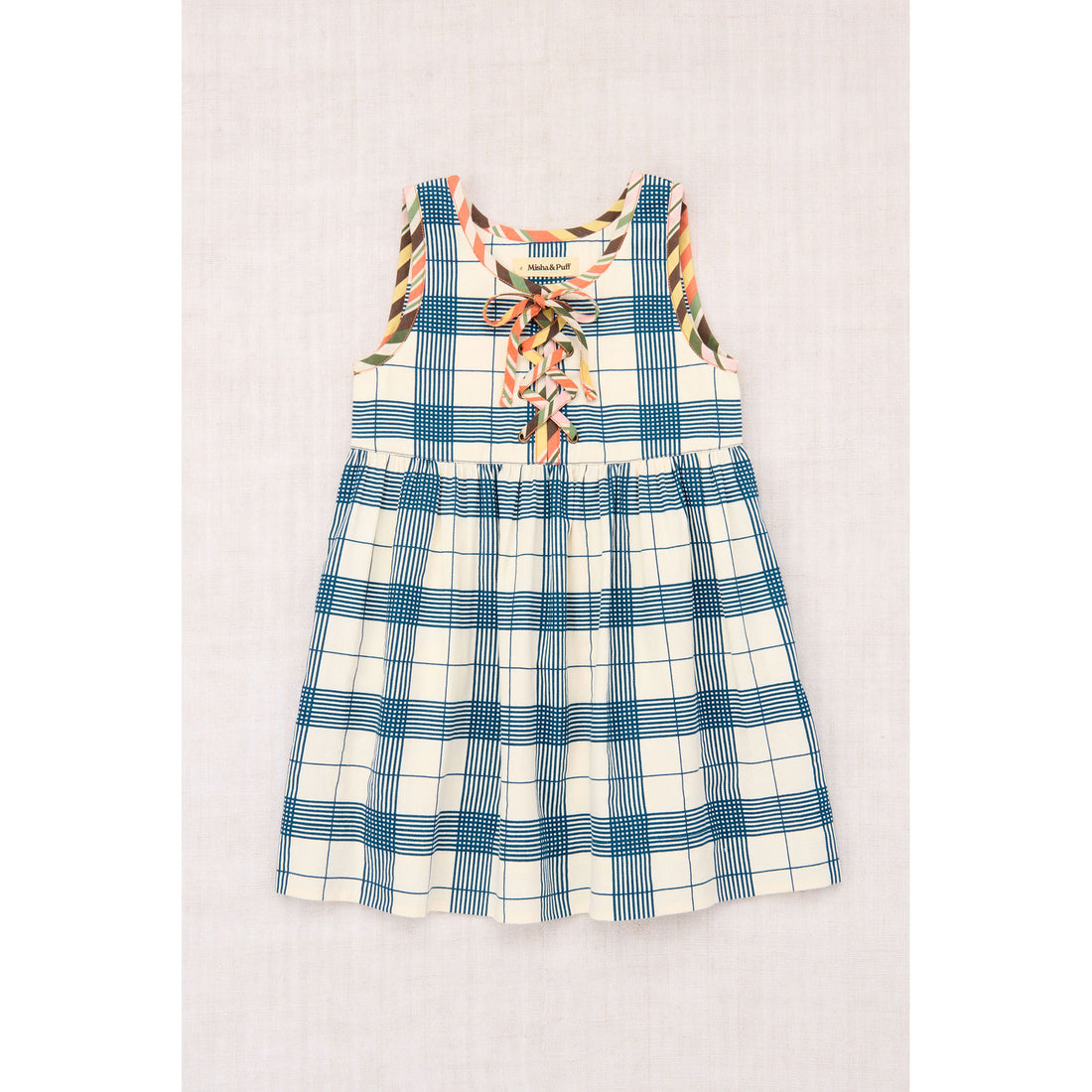 Misha and Puff Prussian Blue Piazza Agatha Dress