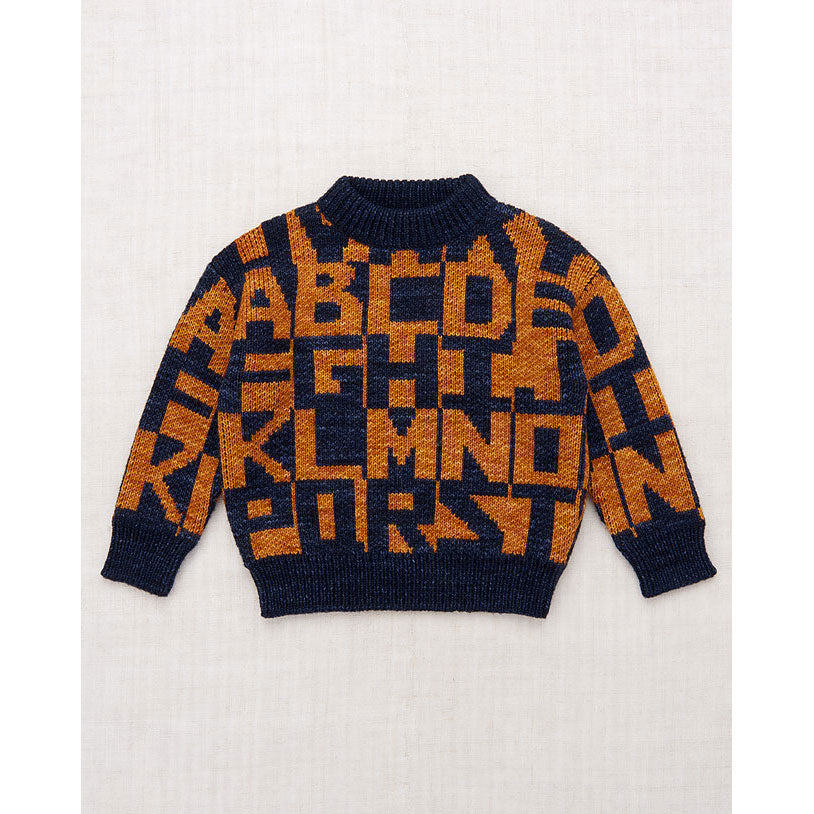 Misha and Puff  Ink Alphabet Sweater