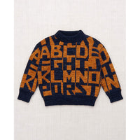 Misha and Puff  Ink Alphabet Sweater