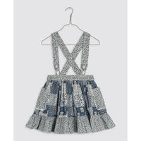 Little Cotton Clothes Patchwork Print Floral Arial Skirt
