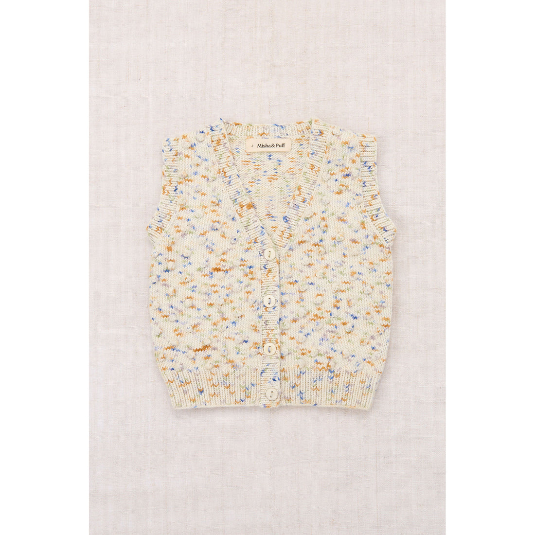 Misha and Puff Seashore Confetti Auggie Popcorn Vest