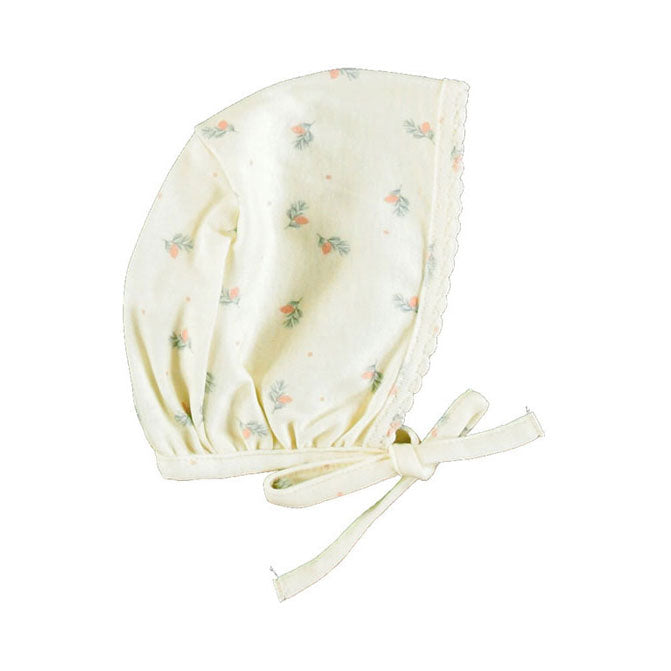 Bebe Organic Pink Branch Ayla Bonnet
