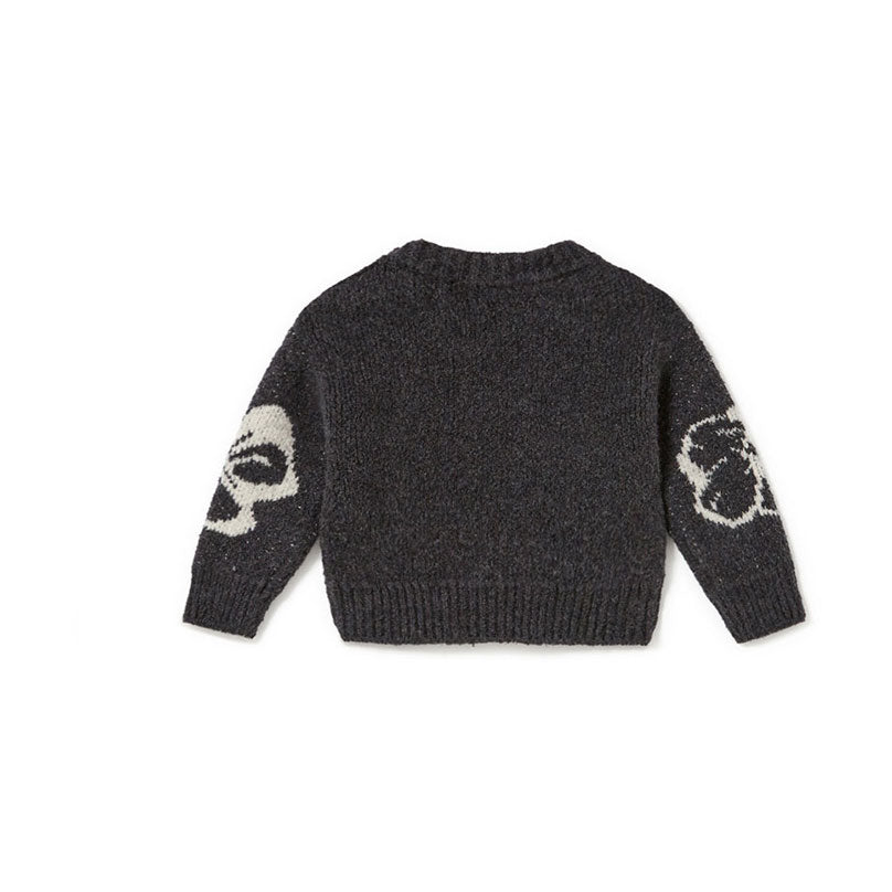 Little Creative Factory Flower Tricot Plain Baby Sweater