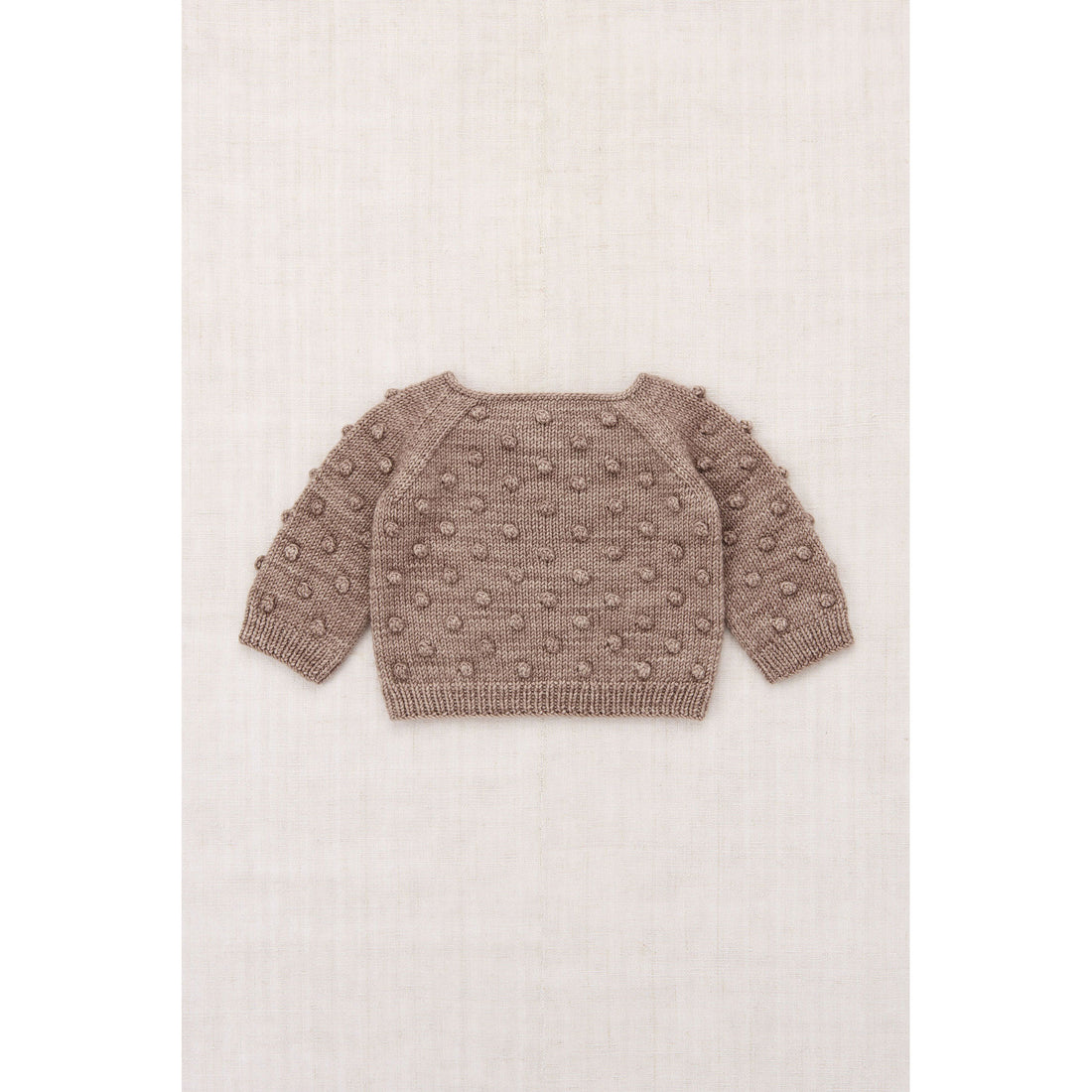 Misha and Puff Turtledove Baby Original Popcorn Sweater
