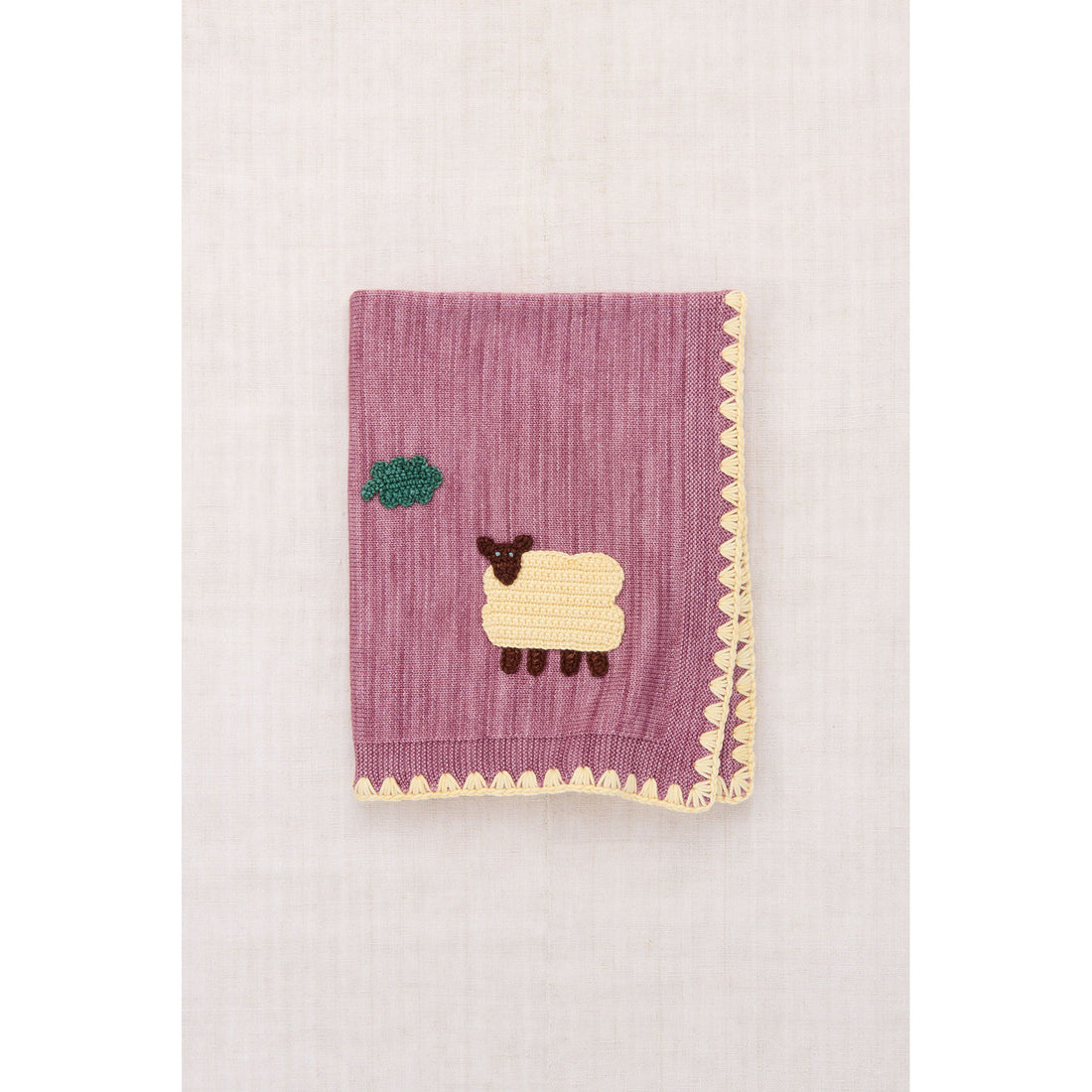 Misha and Puff Antique Rose Baby Meadow Blanket