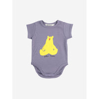 Bobo Choses Navy Blue Hug Me Bear Bodysuit