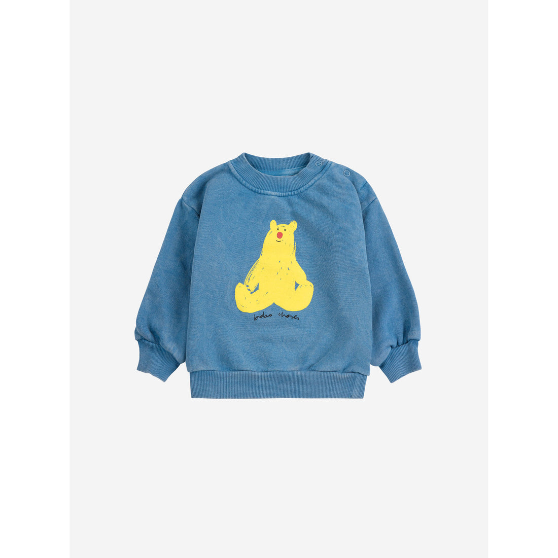 Bobo Choses Blue Hug Me Bear Baby Sweatshirt