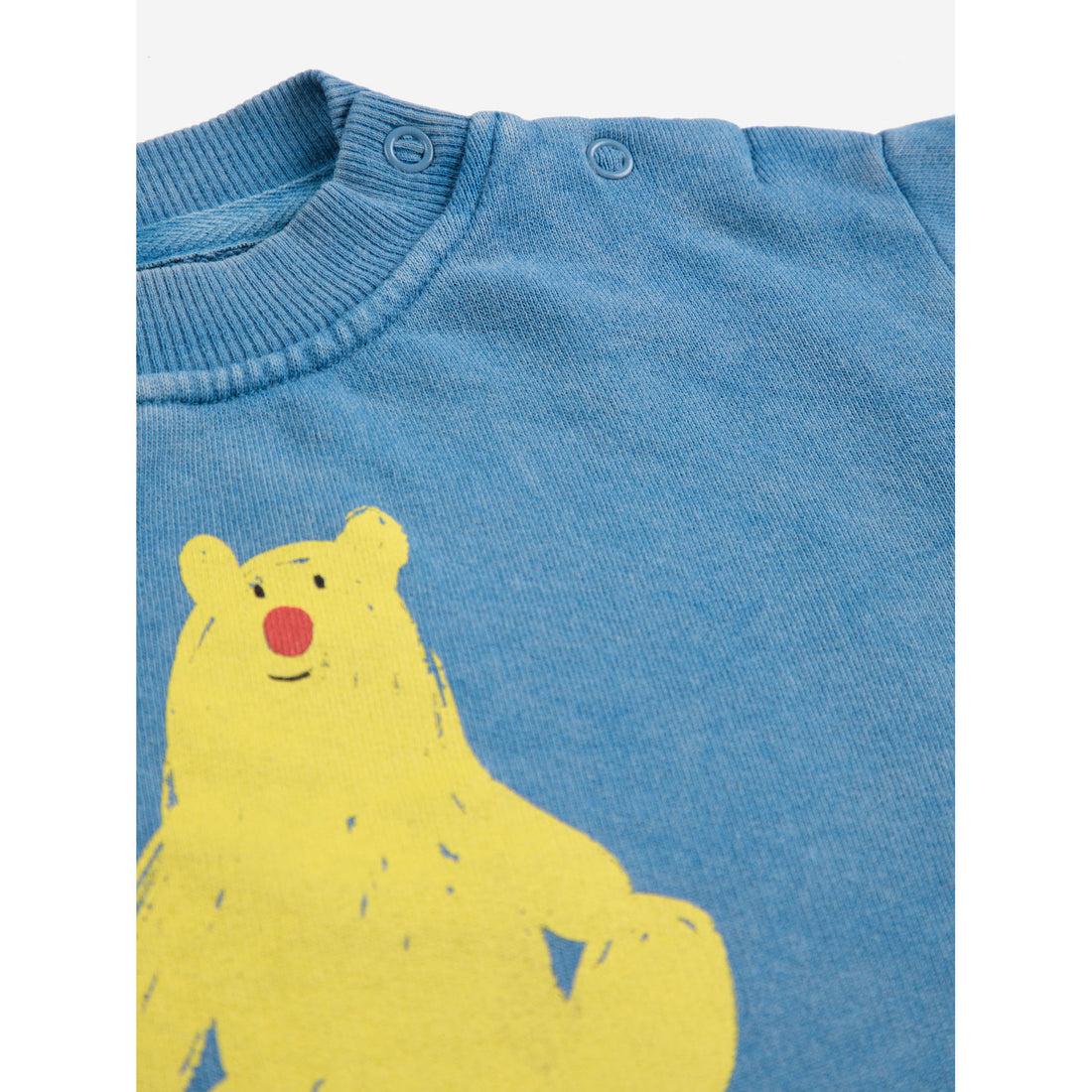 Bobo Choses Blue Hug Me Bear Baby Sweatshirt