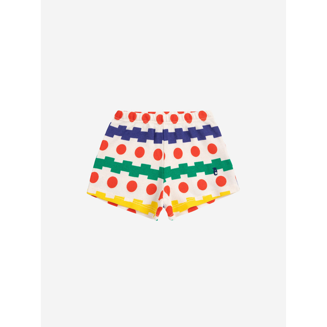 Bobo Choses Off White Geometrical All Over Baby Shorts