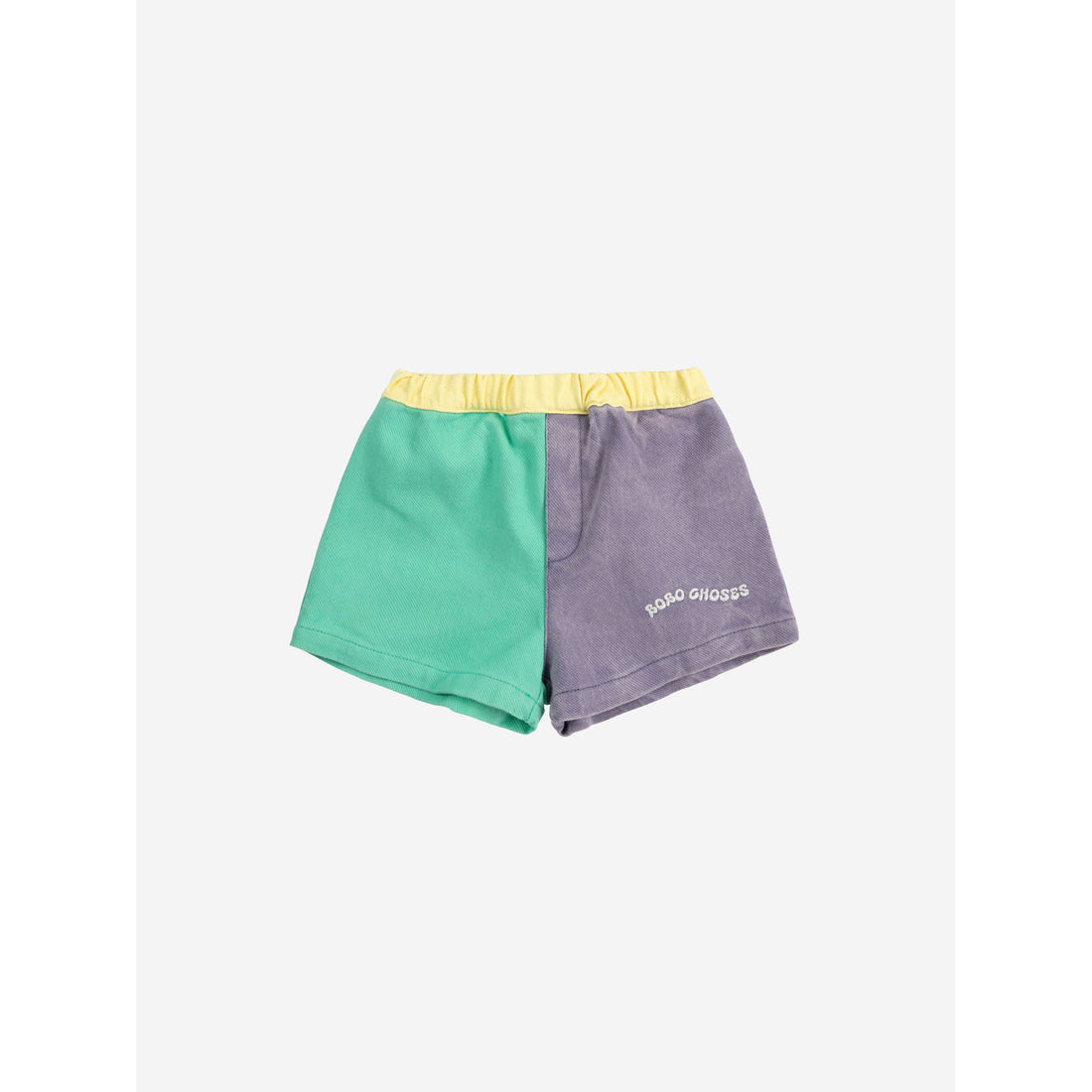 Bobo Choses Multicolor Color Block Woven Baby Shorts